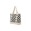 Vans Classic Black And White Checkerboard Print Cotton Tote Bag Unisex Tote Bags VN0A7PEQ3KS