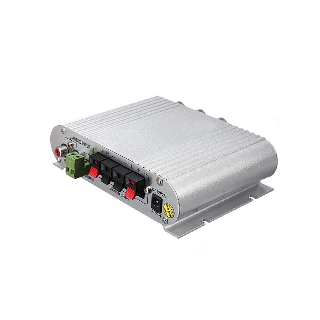 200W 12V Mini HiFi AMP Radio MP3 iPod Musikverstärker Stereo Booster Heim