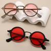 Vintage Round Punk Sunglasses Windproof Side Shield Eyewear For Cycling Driving Outdoor Travel Rocker Gothic Sun Glasses 2026