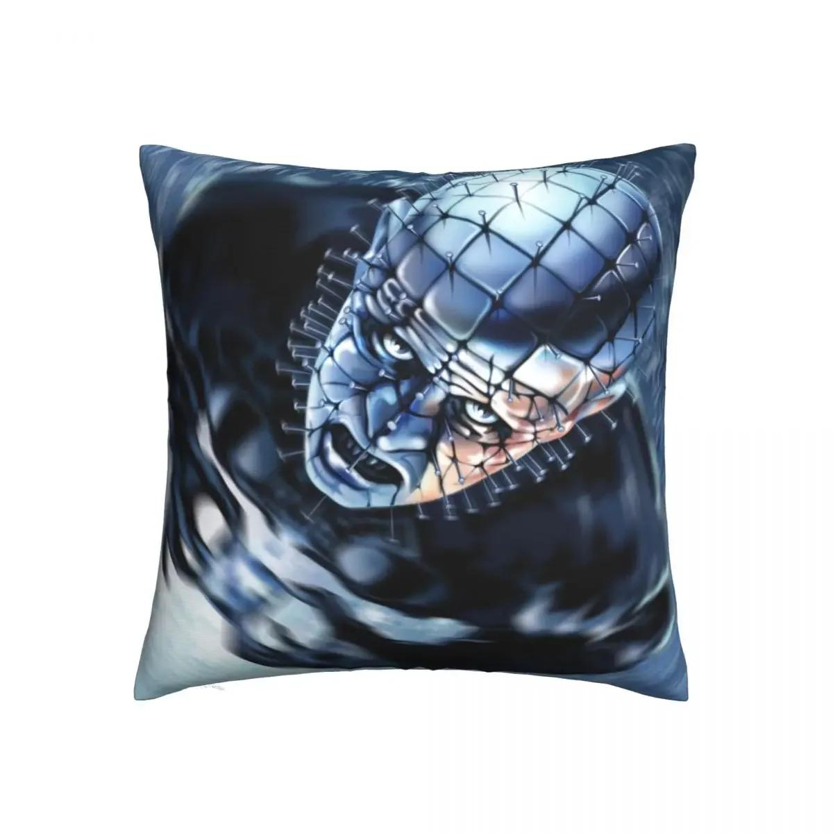 

Пинхед Восставший из ада Адский Подушка с принтом Декоративная Наволочка Хэллоуин Фильм ужасов Наволочка 66x66cm