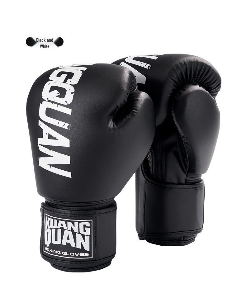 ZTTY Boxerské rukavice pro dospělé a děti z PU odolného proti roztržení s ochrannou gumovou vložkou