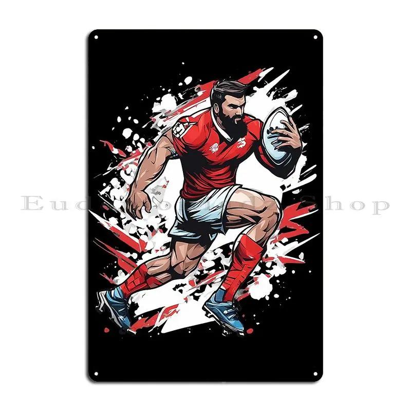 Scotland Rugby Six Nations Metal Plaque Living Room Living Room Character Wall Pub Tin Sign Poster