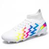 Men'S And Women'S Breathable High-Top Long Nail Football Shoes Grass Training Shoes Zapatos De Soccer