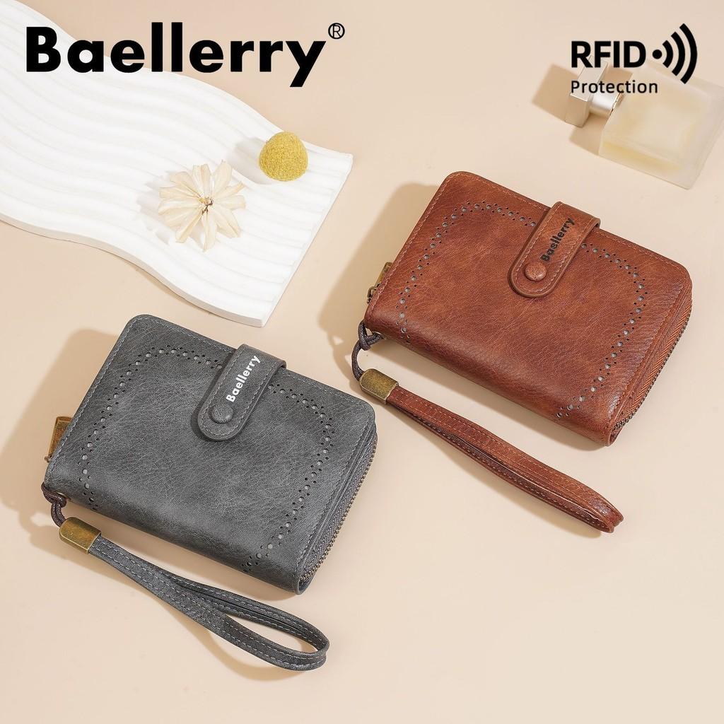 Pu Leather Womens Wallet Card Holder With Antitheft Design For Daily Use