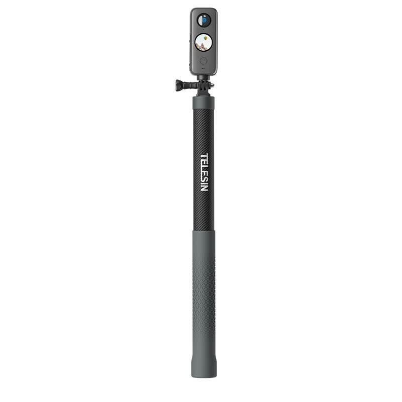 TELESIN 3-Meter Carbon Fiber Super Long Selfie Stick for Action Cameras