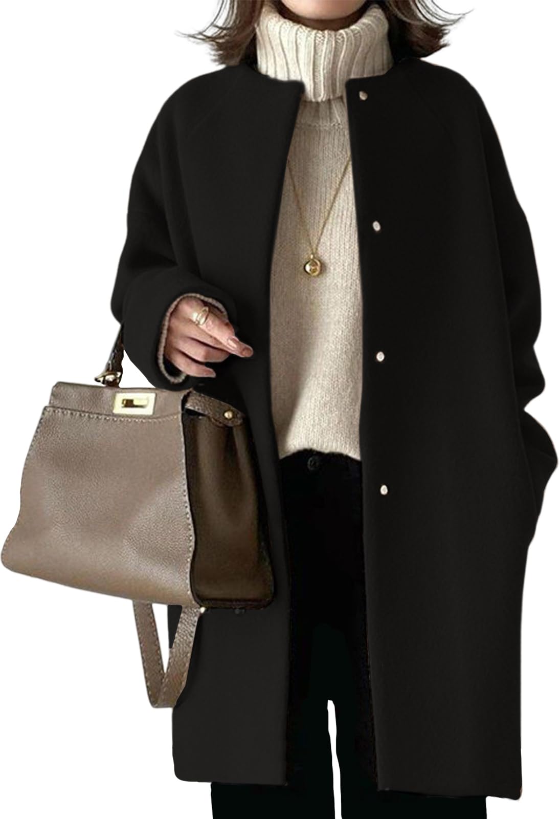 

Doors Available in 5 Long Plus Sizes Solid Cold Long Loose Women s Mid-Length Coat, No-Collar, Colors. Thick, Casual, Sleeves, Available. Formal,