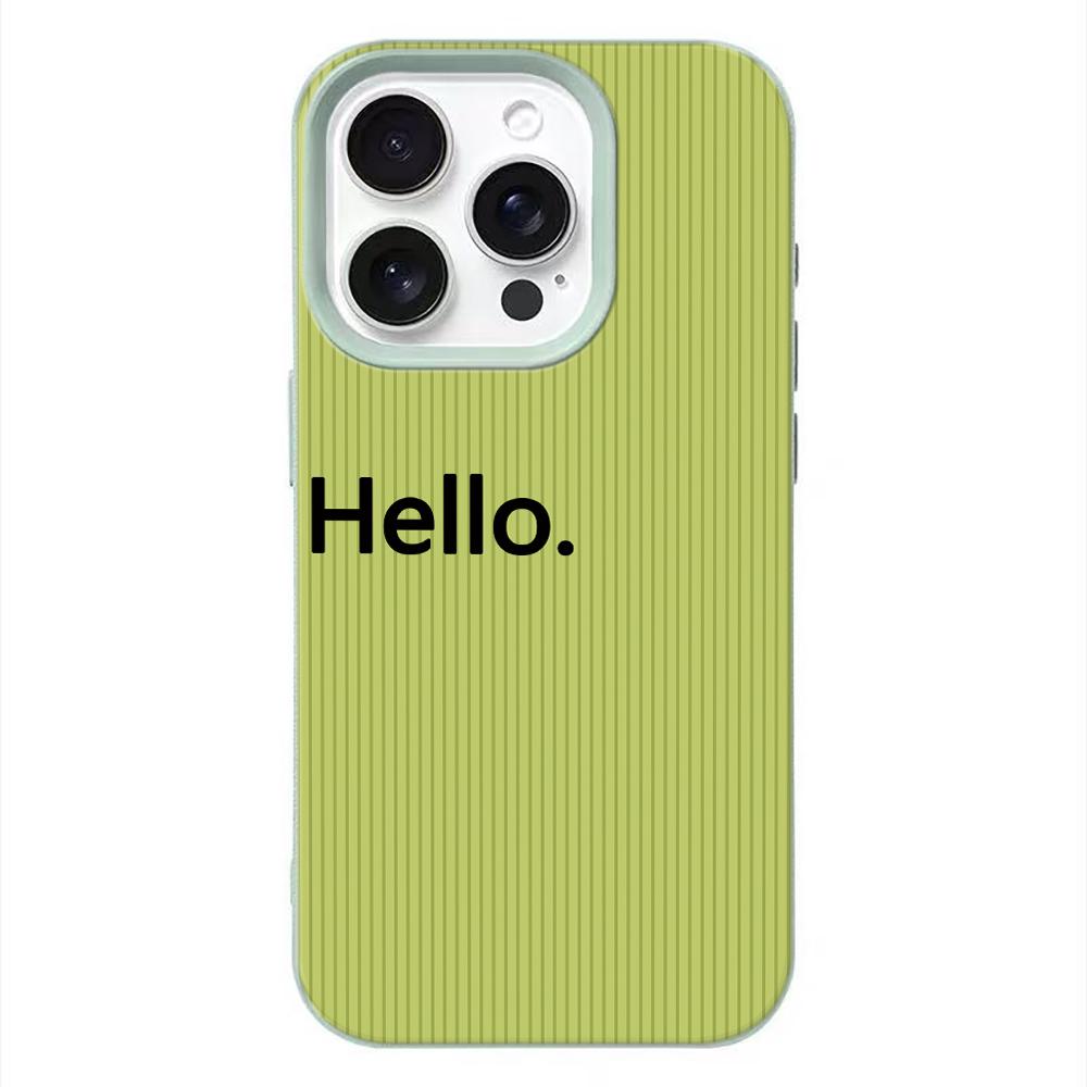 Green Line Phone Case For IPhone 17 Air 16 16E 15 14 13 12 11 Pro Max 16 15 14 Plus Phone Case Bumber Cover 16E 15 14 Case
