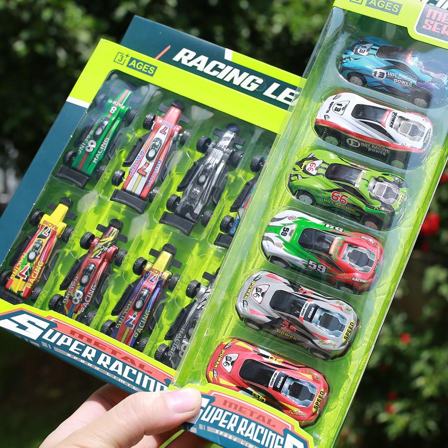 Simulated Racing Car Model Children Toy Set For Toddlers Play And Development