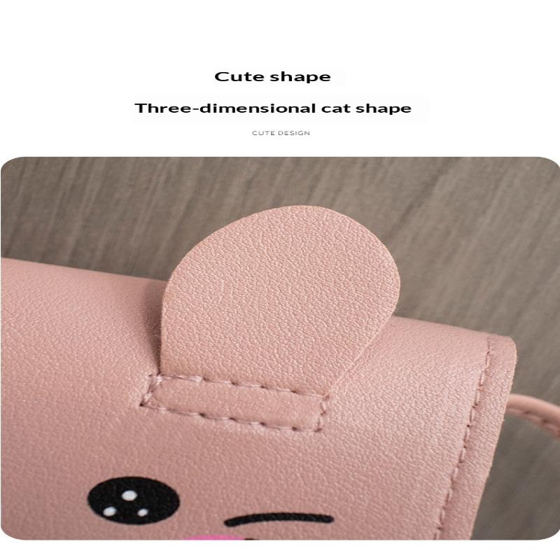 Kids Mini Handbag Cute Pu Shoulder Bag For Girls Princess Coin Purse Wallet