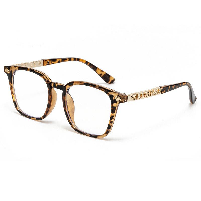 Jay Chou Oversized Fashion Glasses for Women - Arched Eyebrow Line, No-Makeup Look