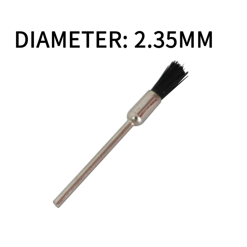 Draht-Radbürsten-Set, einschließlich Drahtbürsten-Set aus Messing und Stahl  (2,35/3 mm) Schaft für Zubehör, rotierende Werkzeuge, Polier- und Reinigungswerkzeuge