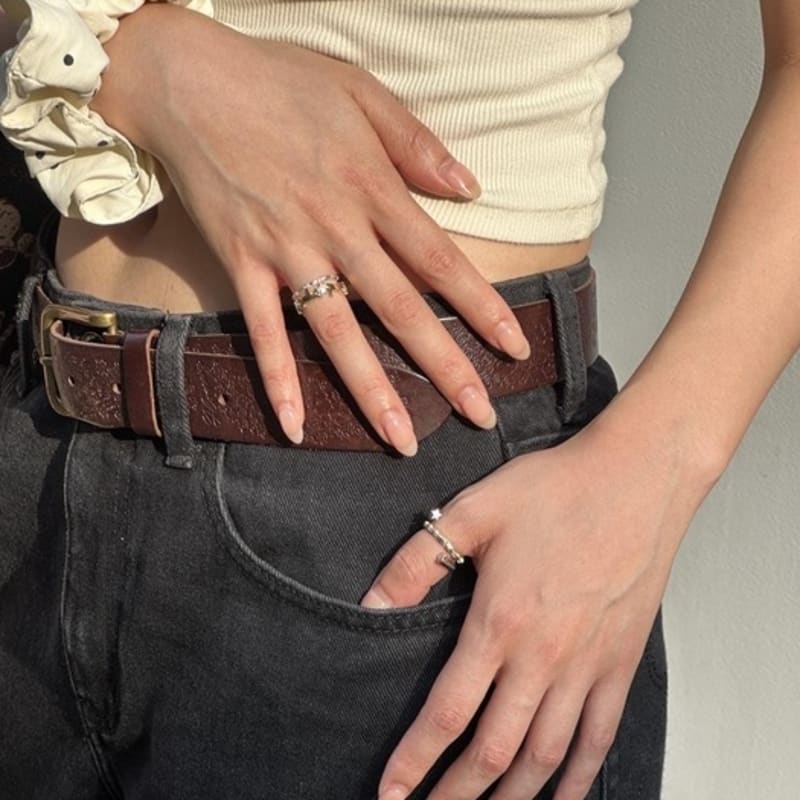 Cerofar STAR LOPE RING SILVER