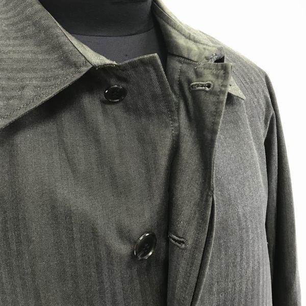 Made in Japan/MASSE MENSCH/Wool Chesterfield Coat/Outerwear/L/Dark Gray/(USED)