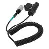 6PIN U94 Adapter Push To Talk Talkabout Radio Cable Plug Headset Connector for PRC?152 Talkabout