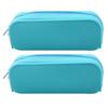 New Colorful Silicone Pencil Case Cute Fashion Pencil Bag Stationery Storage Pouch Student School Supplies Student Gift