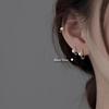 2024 New High-End Pearl Stud Earrings: 925 Sterling Silver Light Luxury for Women