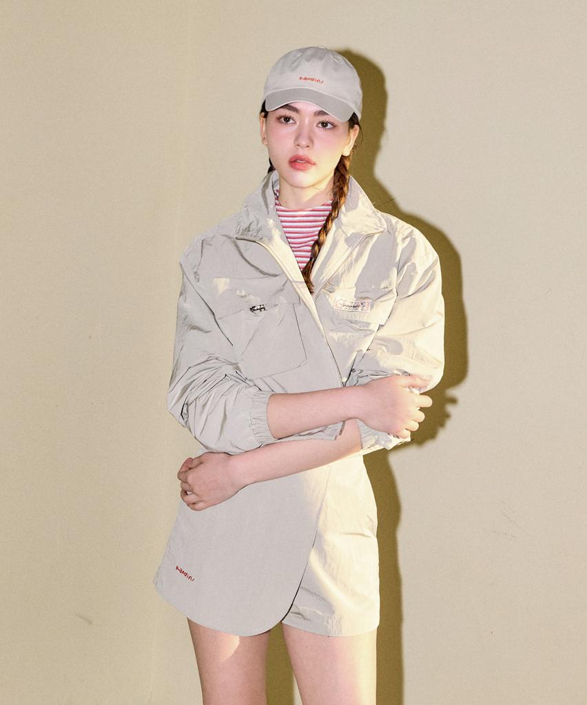 Candini Light Khaki Wind Wrap Pants