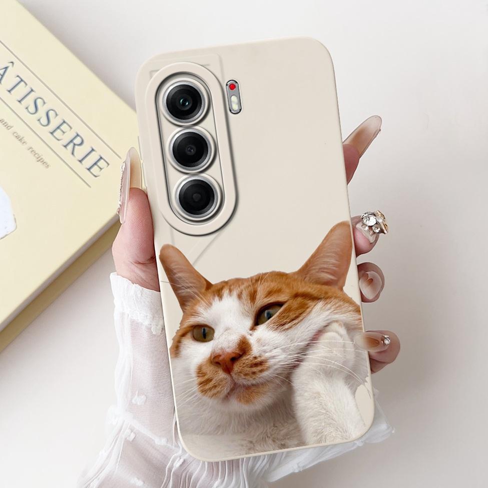 For Tecno Camon 40 Pro 5G Case CM7 Cute Cat Panda Fashion Flowers Love Back Cover For Camon 40 Pro 5G Tecno Phone Case Silicone