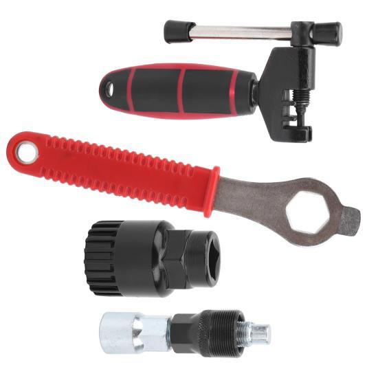 

Набор инструментов для ремонта велосипеда, гаечный ключ, режущий инструмент для снятия рычага, съемник нижней части, черный