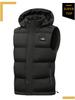 Men's USB Electric Fifteen-Zone Intelligent Heating Vest with Display.