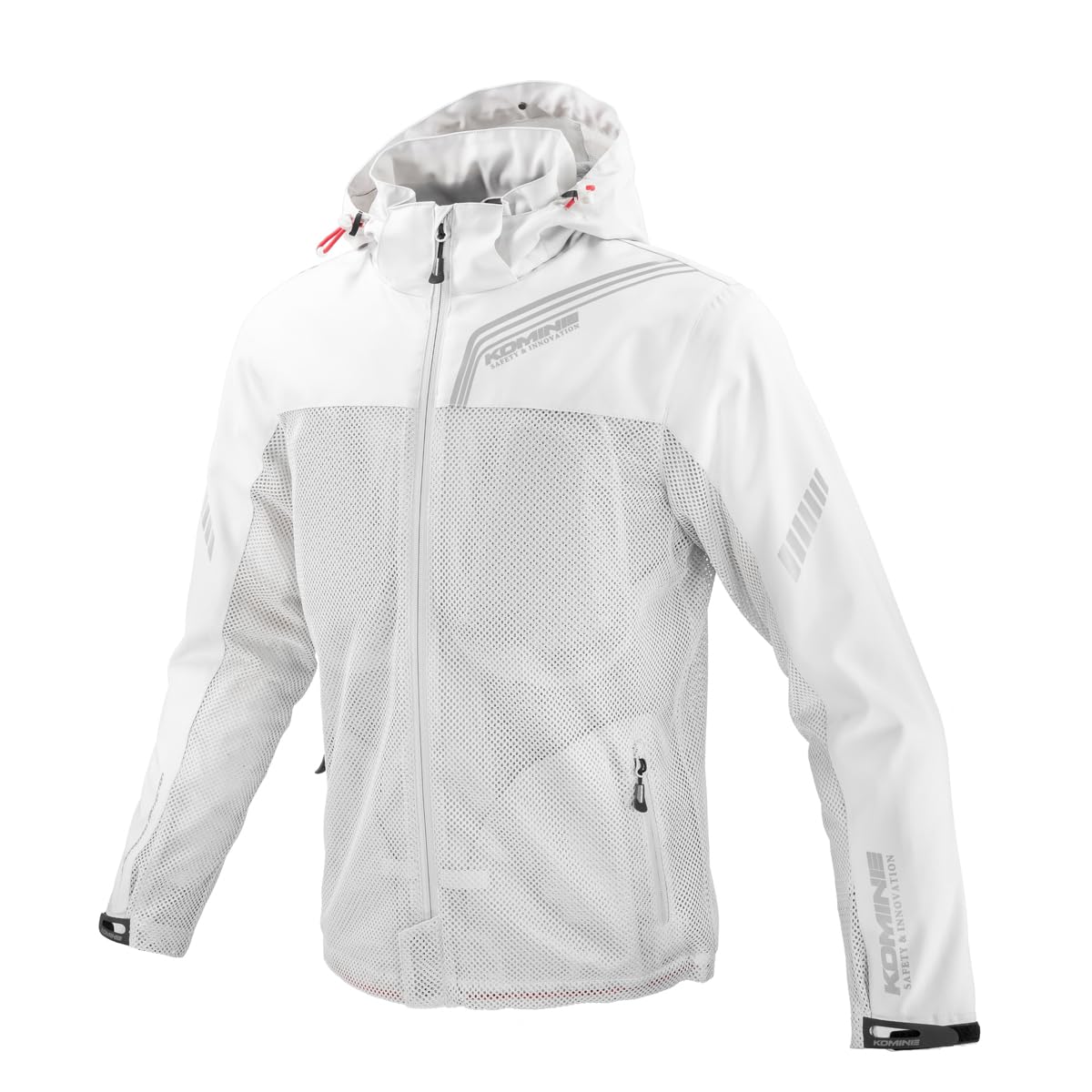 

2025 Model Enigma Light Half Mesh Parka for CE Standard Silver M [KOMINE] JK-179 Motorcycles, Spring/Summer, Protector, Mesh,