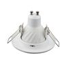10 stk Rund LED Innfelt Takdownlight Utsparing55MM Monteringsramme GU10 Halogen Lampeholder Sokkel Spotbelysning Armatur