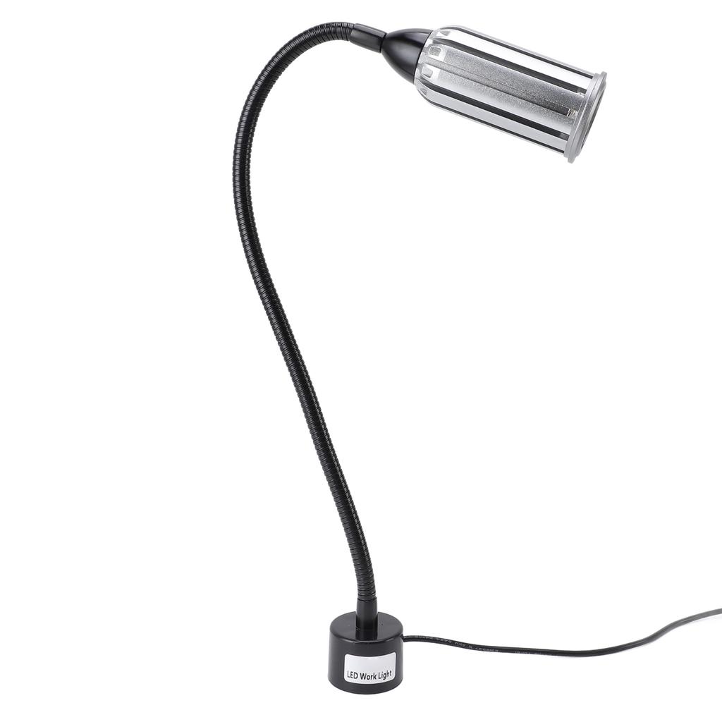 15W Magnetic Work Light 1200LM LED Machine Light with Flexible Gooseneck Shop Tool Lamp for Sewing