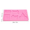 Multiple Cavity Design Silicone Mold Food Grade Silicone Cake Decor Mold  Holiday Baking