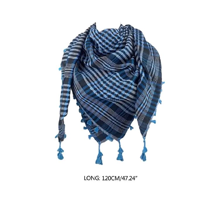 Sciarpe Pashmine Sciarpa Moda Donna Uomo Shemagh Arabo Keffiyeh Sciarpa Palestina