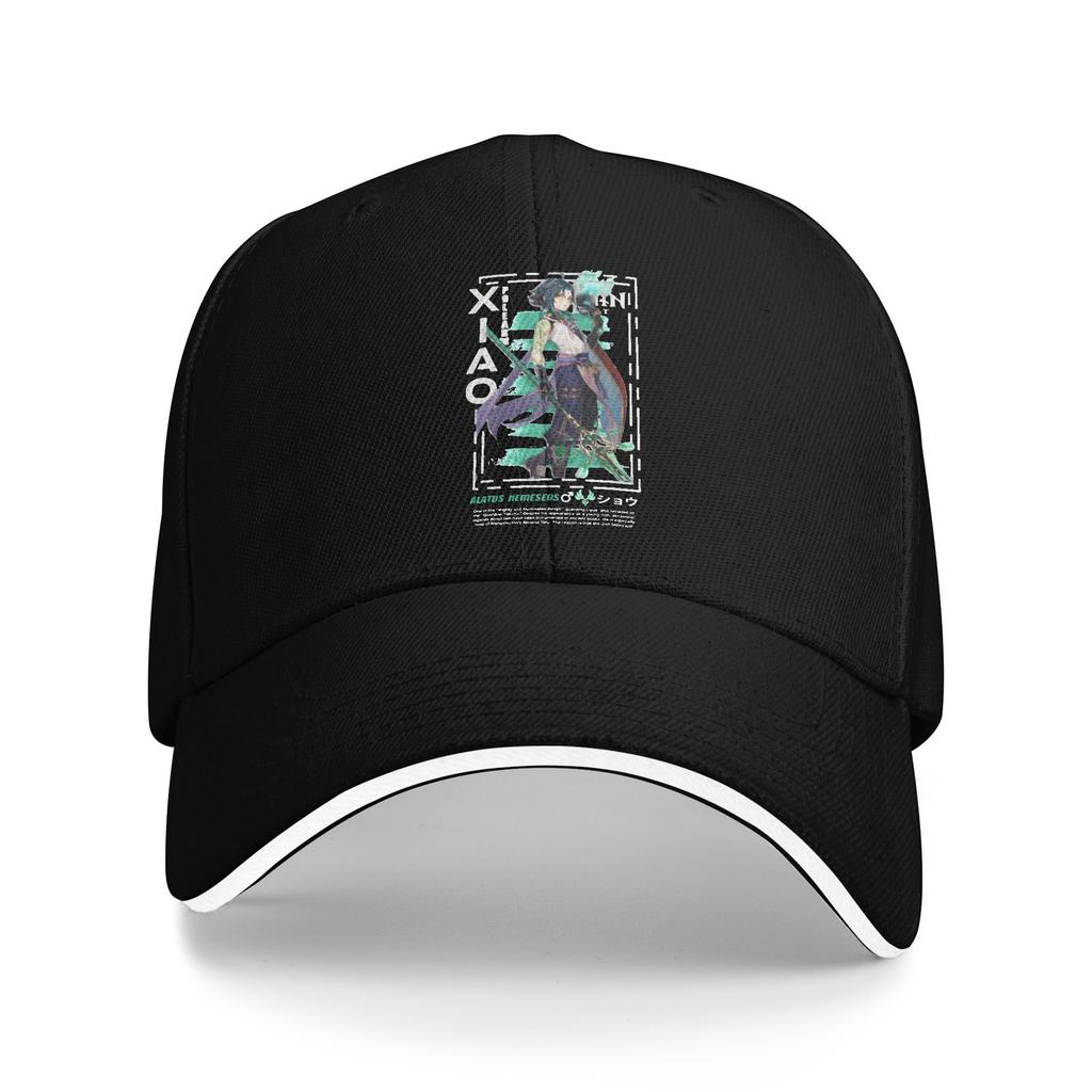 Genshin Impact Cute Geo Slime Baseball Cap Retro Anime Game Sandwich Hats Unisex Style Polyester Dad Hat Sport