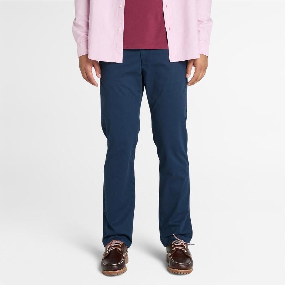 Timberland Stretch Chino Dark Size TB0A2BZA4331 Men's Pants, SAPPHIRE, 32,