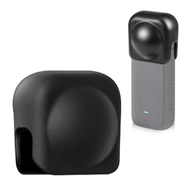 Lens Cover Professional Lens Protections Cap Black Camera Lens Guard for Insta360 X4 Replacement Part