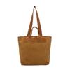 Large-capacity casual portable women's bag, simple corduroy solid color shoulder bag, fashionable trendy and messenger tote bag.
