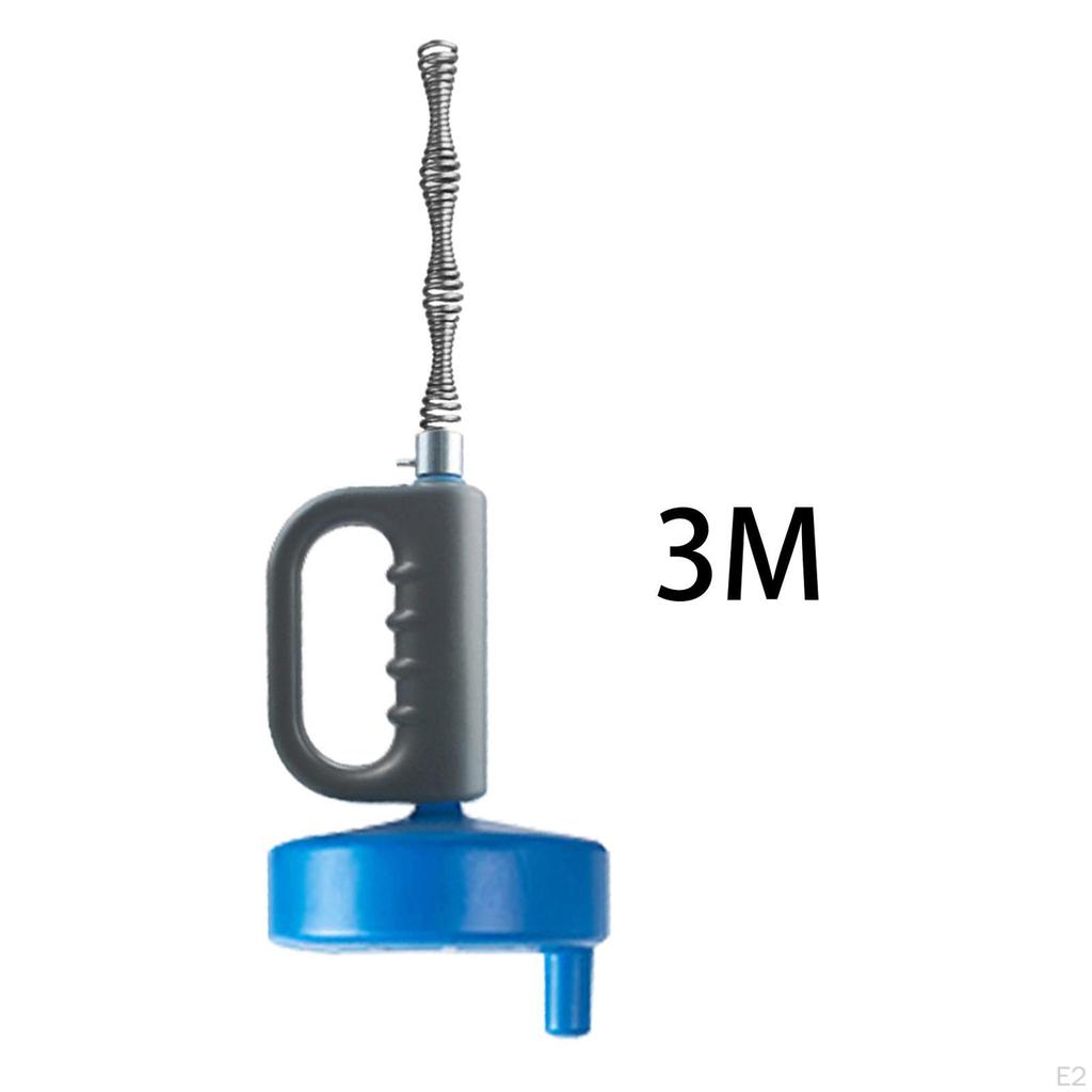 Auger Hair Clog Remover Drain Cleaner Power Toilet Plunger Set for Bath Toilets Bathroom Sink