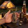 Ergonomic Labor Saving Opener Elk Antler Bottle Opener, Heavy Duty Metal Retro Beer Sturdy Handheld Cap Remover for Home Bar, Artistic Kitchen Gadgets
