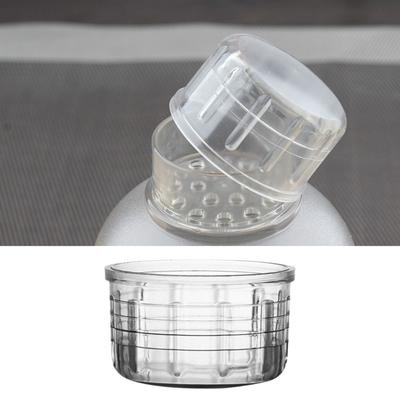 5pcs Leak-proof Mixing Cup Lid Splash-proof Groove Design Wine Mixer Lid Professional Thickened Bartender Cup Cover