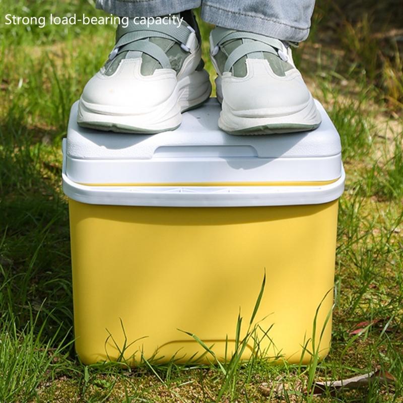 6L Outdoor Camping Coolers Ice Box Insulated Ice Chest Car Refrigerator Incubator Outdoor Hard Coolers Easy To Use