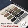 Nylonové řemínky na hodinky 20 mm 22 mm pro Seiko Řemínek na hodinky pro muže Vojenský Casual Armádní Sportovní Náramek Pásek Rychloupínací kolíčky Řemínek na zápěstí