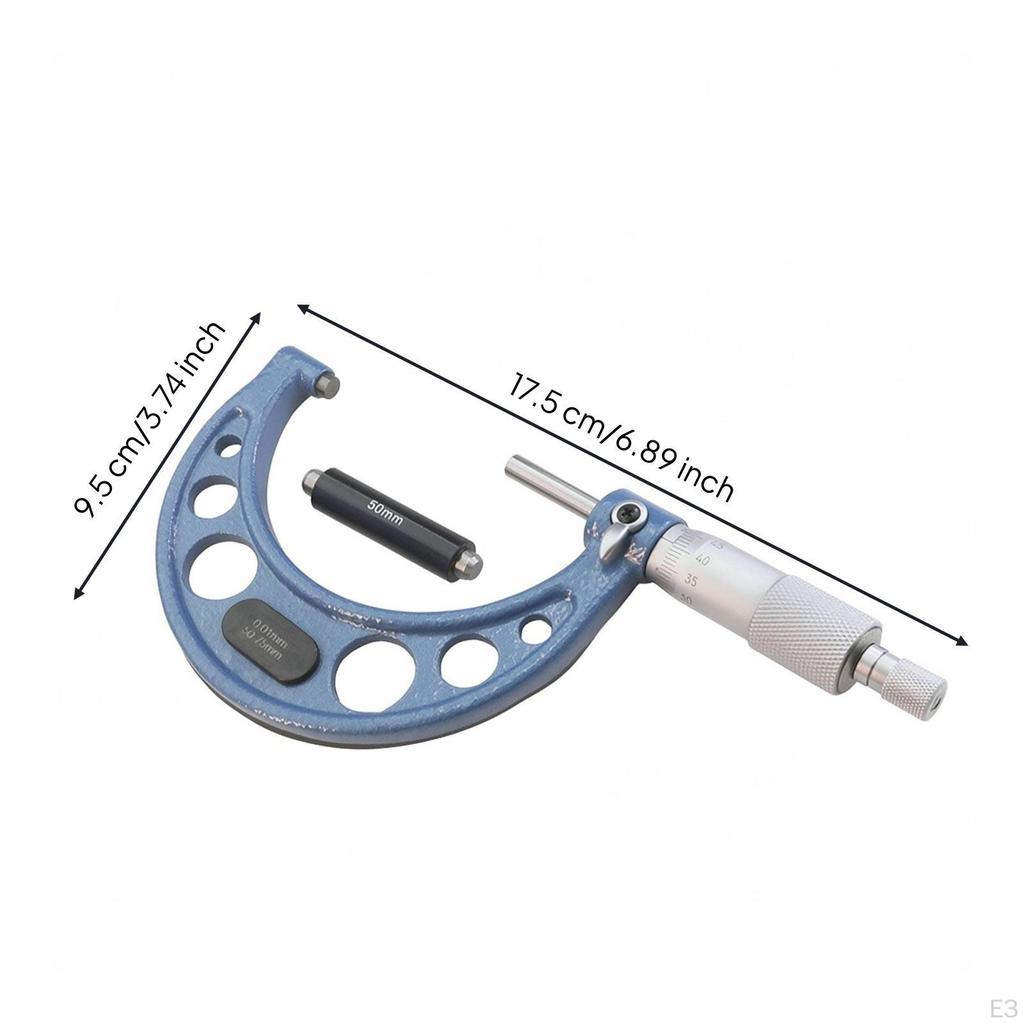 Outside Micrometer Manual Mechanical Handheld for Inspection