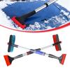 Universal Quick Clean Car Ice Scraper 2-in-1 Multifunctional Windshield Snow Brush Windshield Ice Breaker Vehicle Maintenance