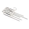 Stainless Steel Pants Hanger Foldable Multi Layer Clothes Hanger for Pants Trousers Ties Scarf
