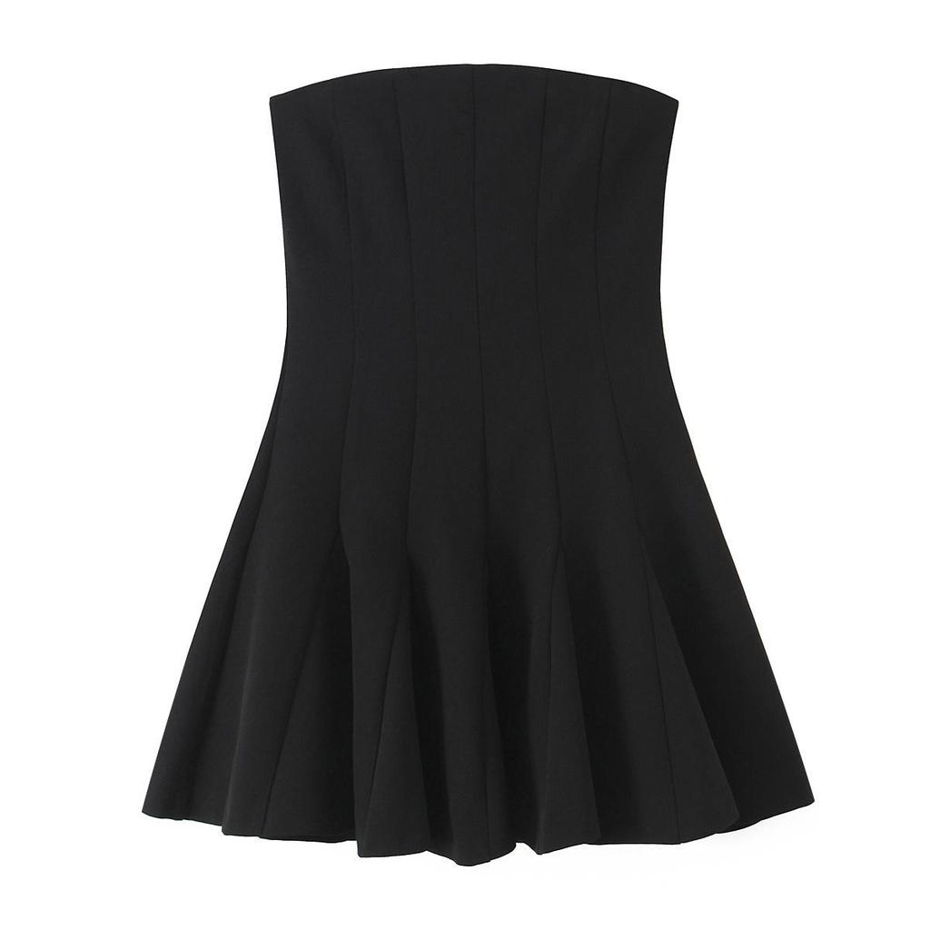 Spring 2025 Women's European & American Style Slim Wave Dress