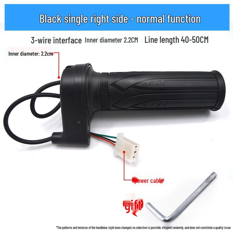 Waterproof Electric Tricycle Throttle Handle: Speed Control Accelerator with High, Medium, Low, Forward, and Reverse Functions.