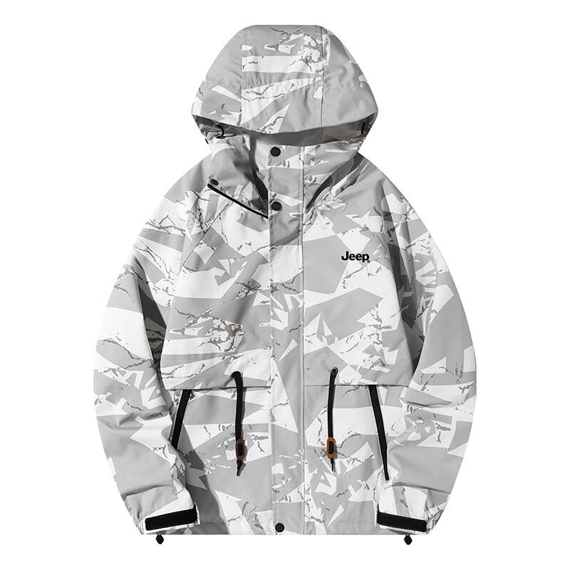 JEEP Men s Camouflage All-Season Outdoor Jacket L