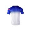 Nike Retro Gradient Print Short Sleeve Football Jersey Men jerseys Blue CT6584-485