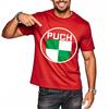 Tshirts for Unisex Adult Fashion Tshirt Puch Logo On Tshirt Daily Wear Lightweight Tee Fashion Black Crew Neck Tshirt