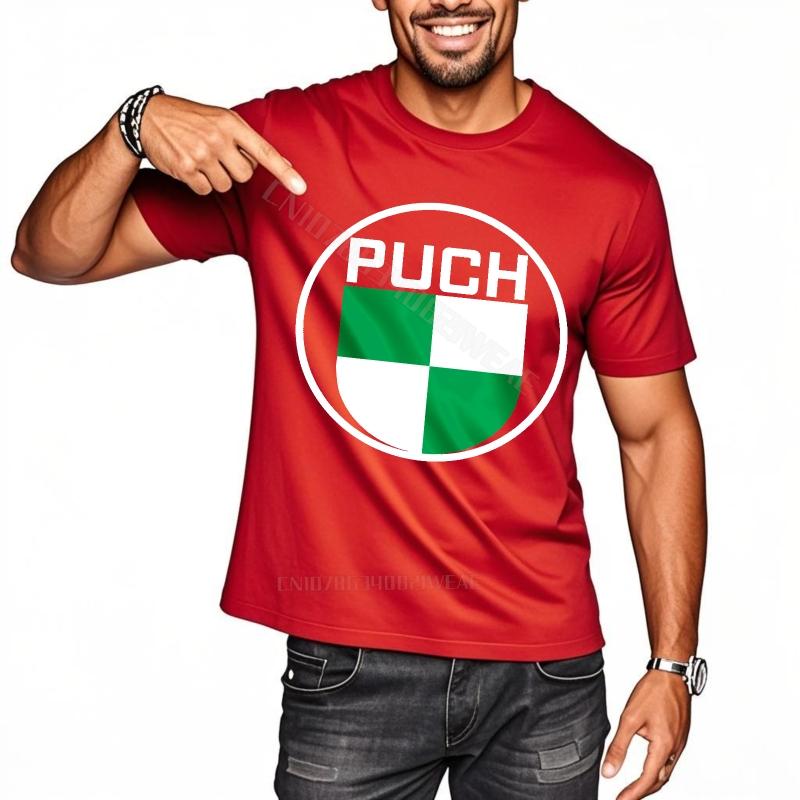 Tshirts for Unisex Adult Fashion Tshirt Puch Logo On Tshirt Daily Wear Lightweight Tee Fashion Black Crew Neck Tshirt