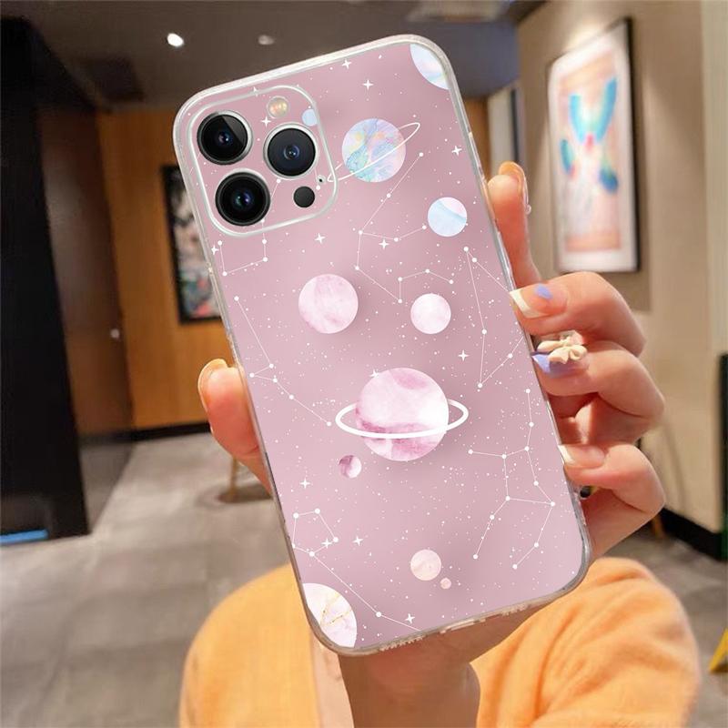 Phone Case For Iphone 17 Pro Max Air 16 15 14 13 Pro Max 15 16 Pro 15Plus Stars Space Astronaut