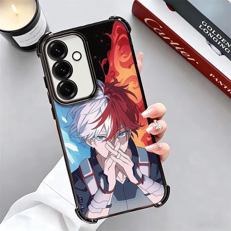 MHA My Hero Todoroki Shoto Soft Phone Case For Samsung A17 A27 A07 A37 A57 A16 A56 A15 A55 A14 A54 A13 A53 A26 A36 A25 A35 A24 A