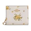 New Leather Wallet Mini Women's Chalk & Yellow CAP15-IMCAH